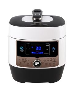 Multicooker Pressure - Aigi Pandy - 5.5 Liter - Zwart/Wit