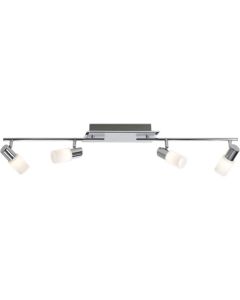 OSRAM - LED Plafondspot - Trion Clupo - 16W - Warm Wit 3000K - 4-lichts - Rechthoek - Mat Chroom - Aluminium