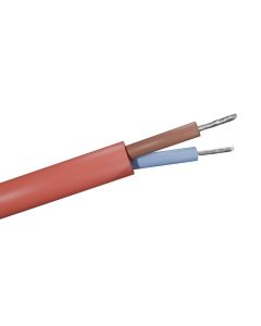 SIHF Siliconenkabel 2x0.75mm2 - 2 Aderig - Rood - 100 Meter