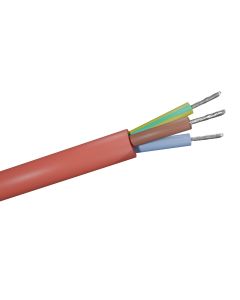 SIHF Siliconenkabel 3x0.75mm2 - 3 Aderig - Rood - 100 Meter