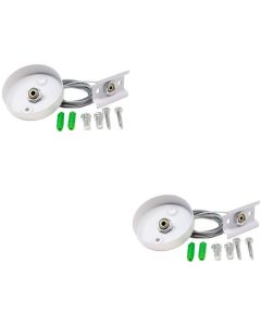 Spanningsrail Ophangset 2 Pack - Prixa - 1 Fase - 1 Meter - Wit