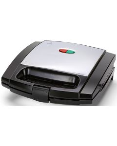 Tosti-ijzer - Aigi Limo - Sandwichmaker - CoolTouch Hendel - Zwart/Zilver