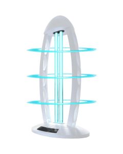 UV-C Tafellamp - Aigi Desty - Desinfectie Lamp - UV Sterilizer - Afstandsbediening - Timer - 360º - Wit