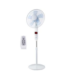 Ventilator - Aigi Ocyna - Statiefventilator - Afstandsbediening - Staand - Rond - Mat Wit - Kunststof