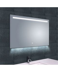 Wiesbaden Ambi One Spiegel Met LED - Dimbaar - Spiegelverwarming - Rechthoek - 100x60cm