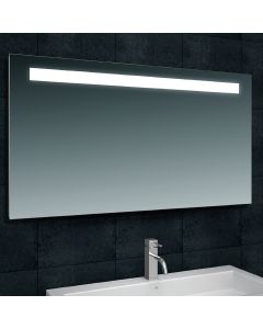 LED Badkamerspiegel - Trion Aluna - Rechthoek - IP44 - Touch Schakelaar - 18W - Aanpasbare Kleur - Spiegelglas 1