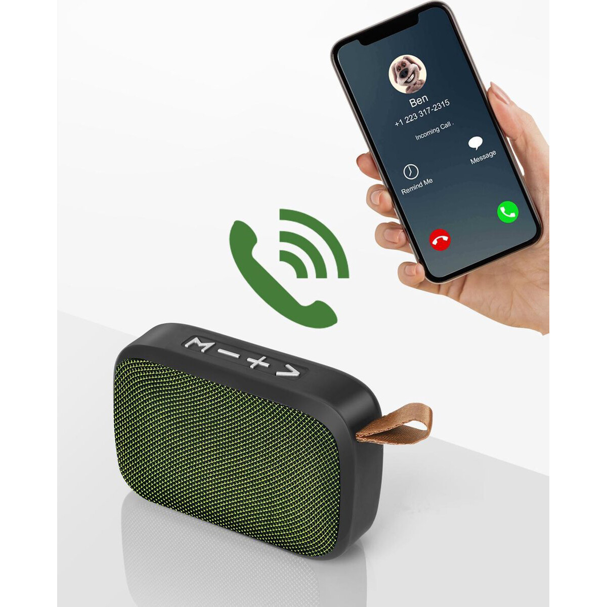 Draadloze Bluetooth Speaker - Aigi Trunck - Groen