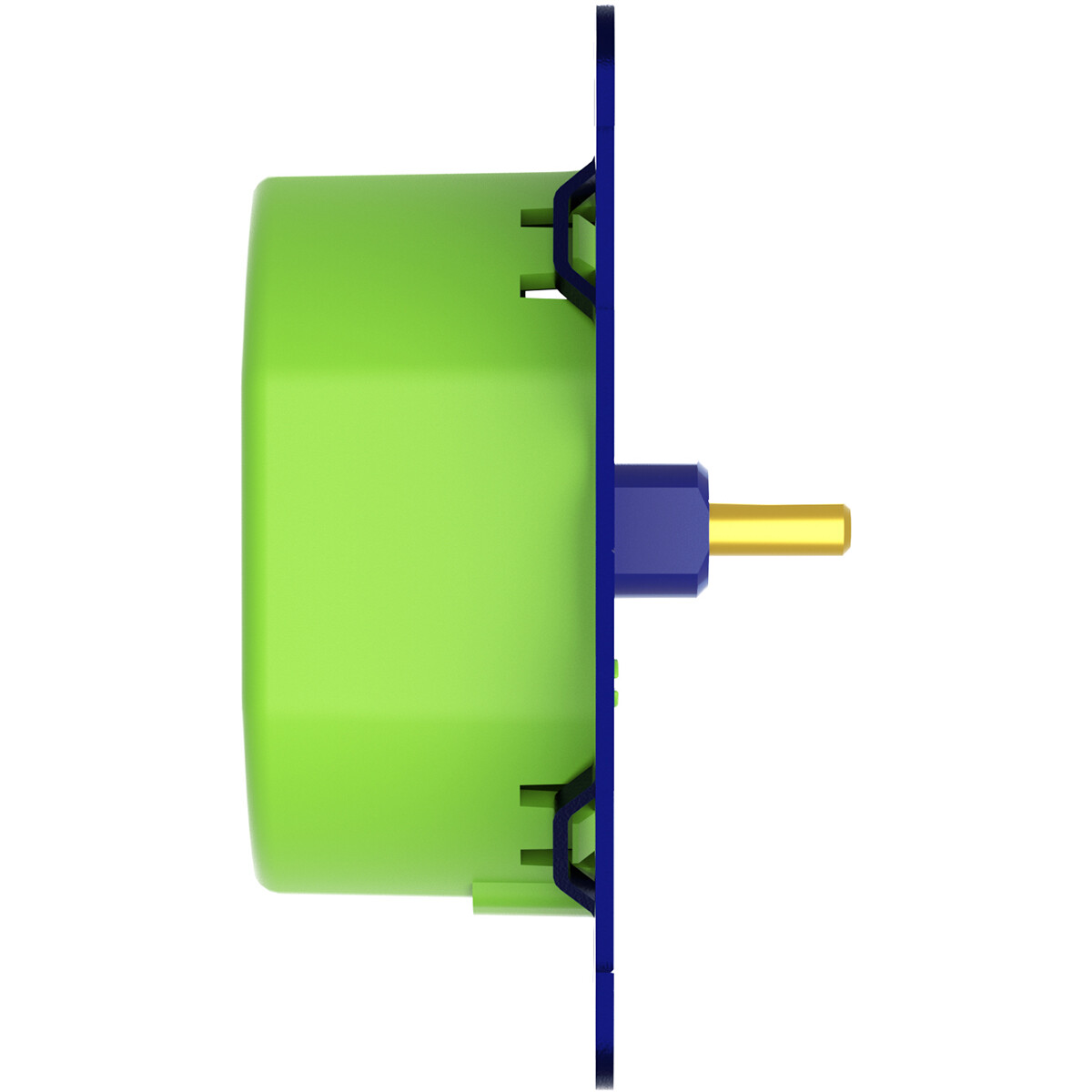 EcoDim - LED Dimmer - ECO-DIM.03 - Fase Aan- en Afsnijding RLC - Inbouw - Enkel Knop - 0-500W