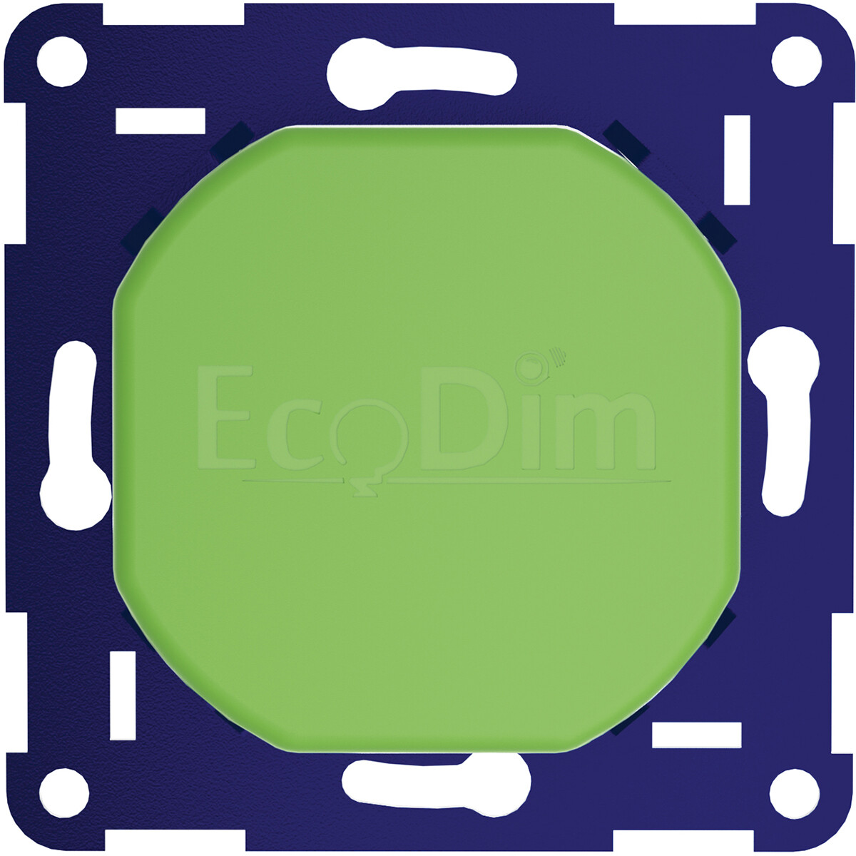 EcoDim - LED Dimmer - ECO-DIM.03 - Fase Aan- en Afsnijding RLC - Inbouw - Enkel Knop - 0-500W