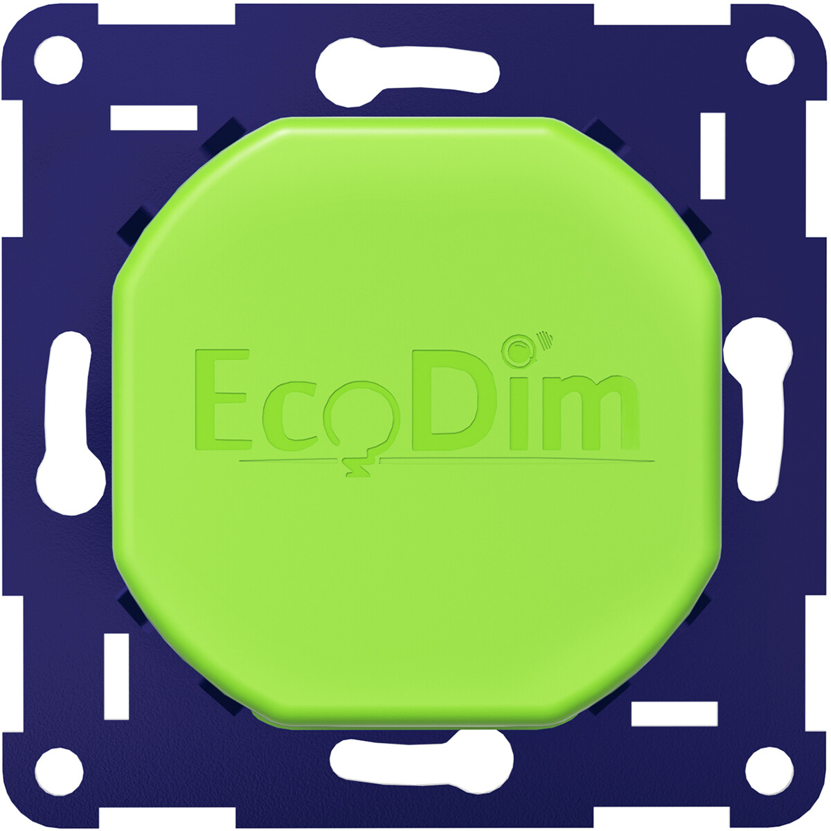 EcoDim - LED Dimmer - ECO-DIM.04 - Fase Afsnijding RC - Inbouw - Enkel Knop - 0-150W