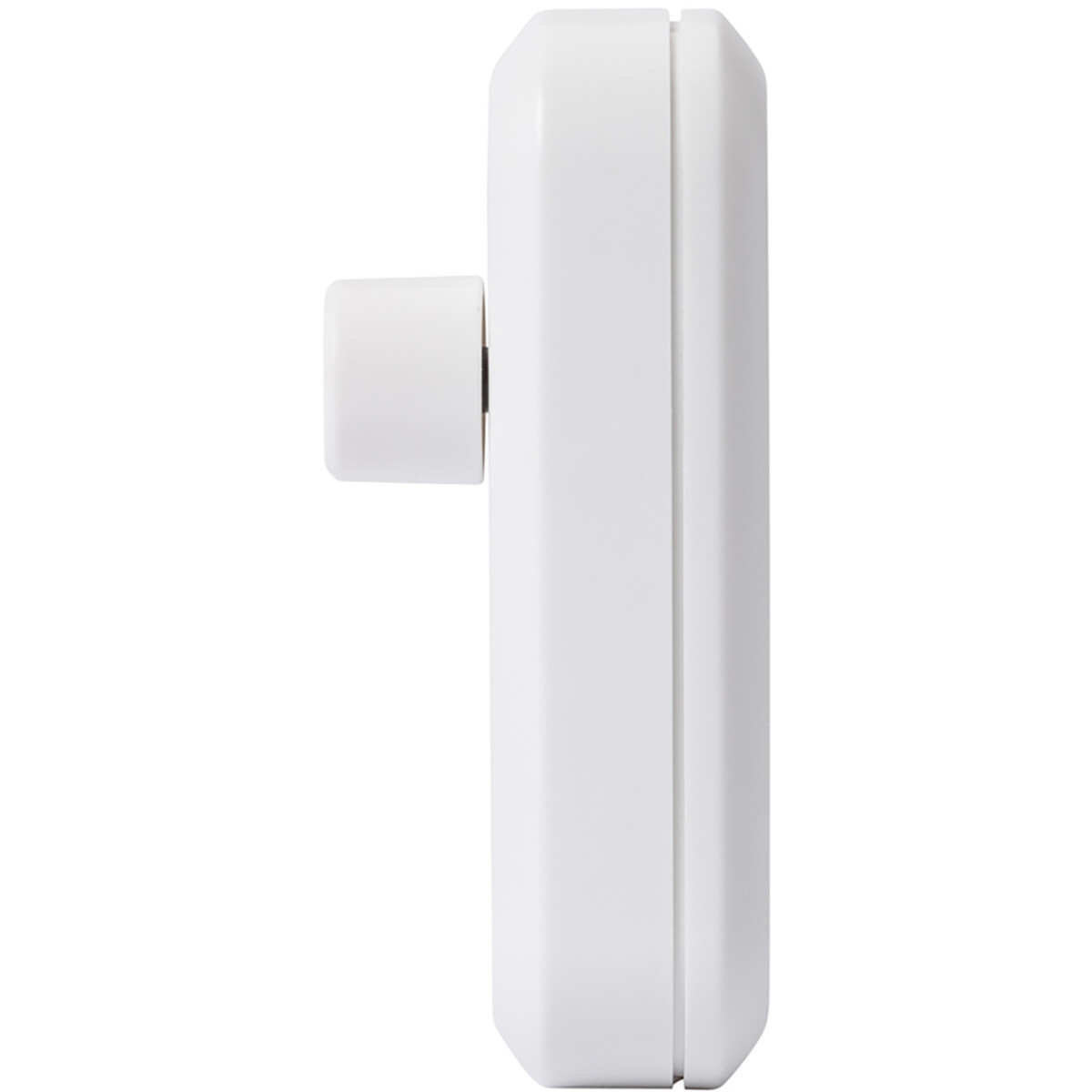 EcoDim - LED Snoerdimmer - ECO-DIM.08 - Fase Afsnijding RC - Enkel Knop - 0-50W - Wit