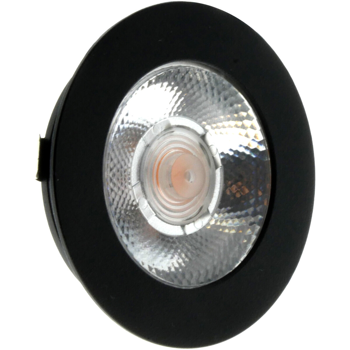 EcoDim - LED Spot Keukenverlichting - ED-10046 - 3W - Warm Wit 2700K - Dimbaar - Waterdicht IP54 - Onderbouwspot - Meubelspot - Inbouwspot - Rond - Mat Zwart product afbeelding