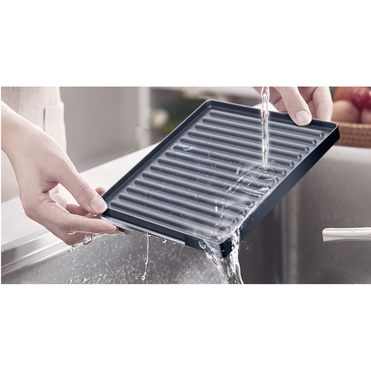 Gourmetstel - Aigi Rely - Steengrill - 1500 Watt - Zwart