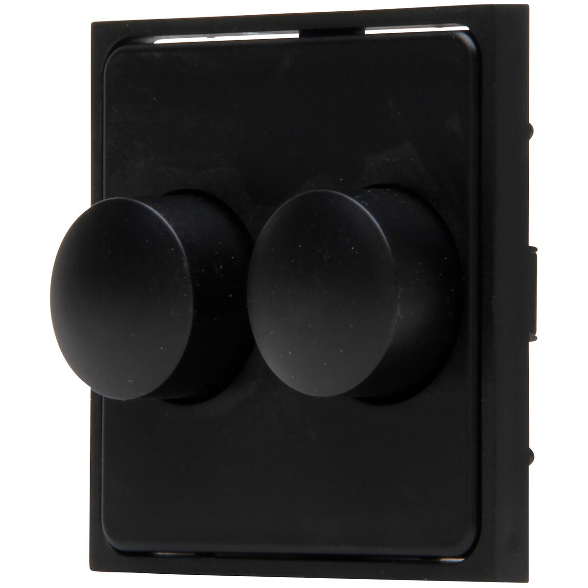 KOPP - Afdekplaat/Centraalplaat - Athenis HK07 - DUO Dimmer - Mat Zwart