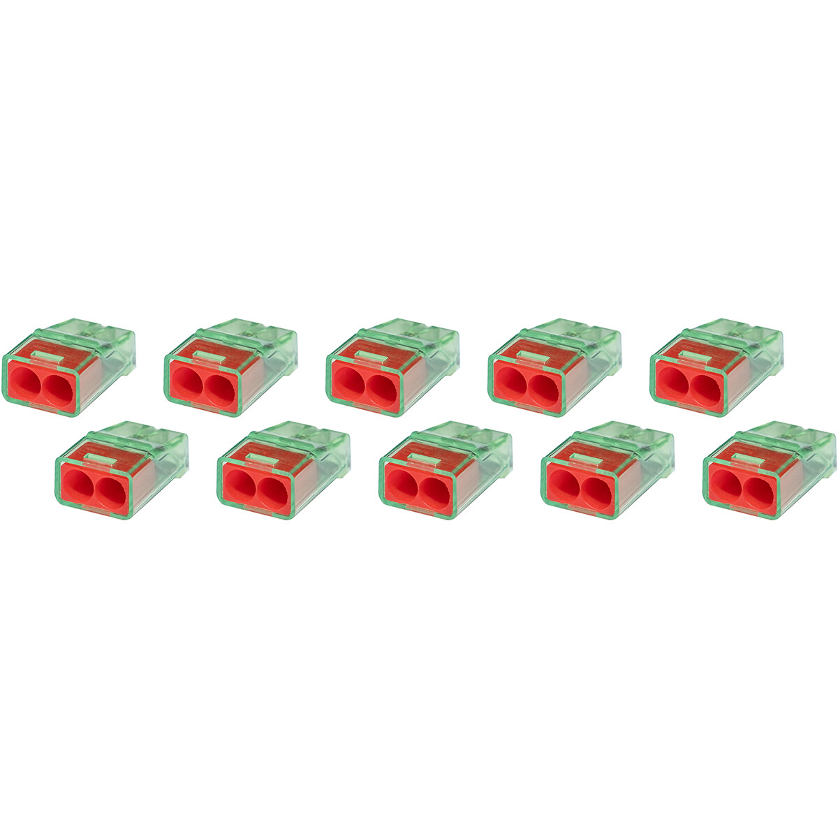 Lasklem - Vintex - 2 Polig - 0.2-2.5 mm2 - Rood - 10 Stuks