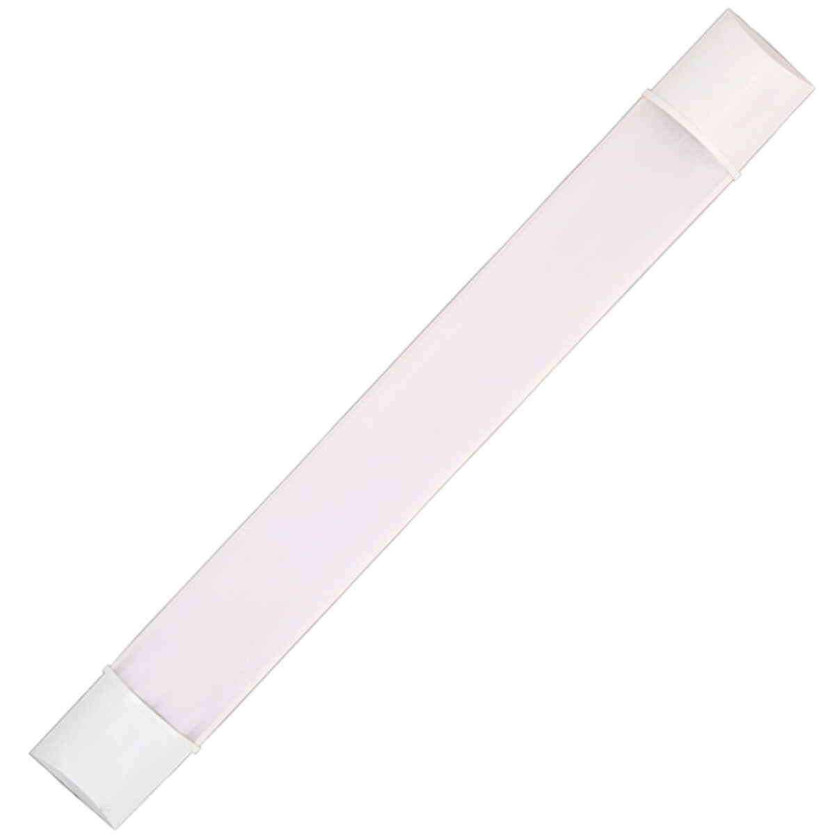 LED Batten - LED Balk - Aigi Tynom - 20W - Helder/Koud Wit 6000K - Mat Wit - Kunststof - 60cm