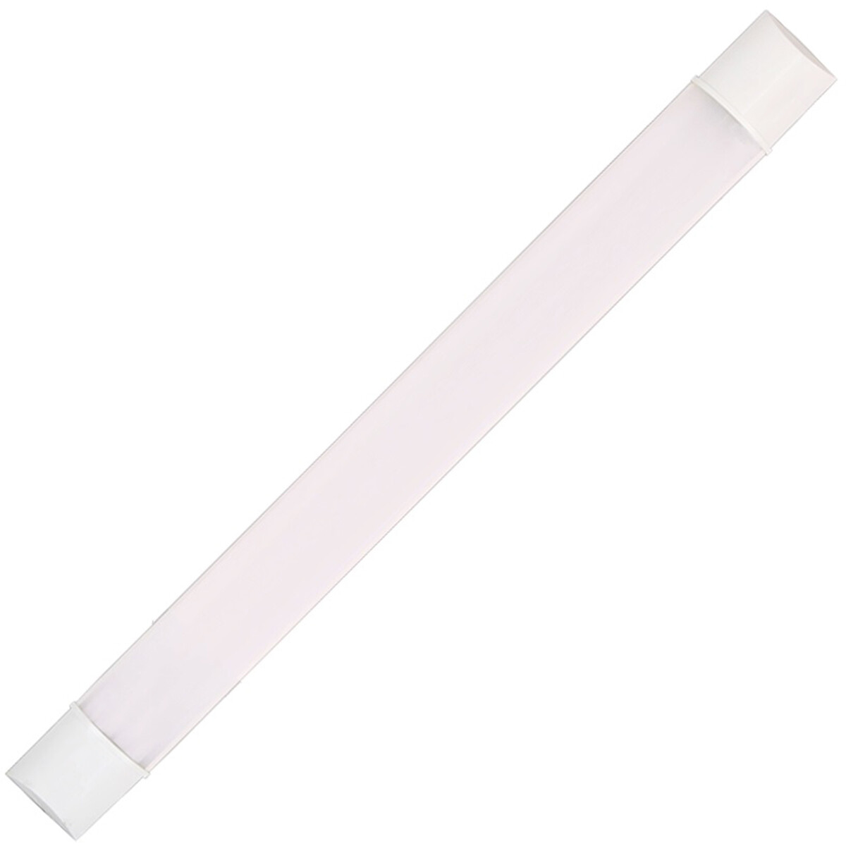 LED Batten - LED Balk - Aigi Tynom - 30W - Helder/Koud Wit 6000K - Mat Wit - Kunststof - 90cm