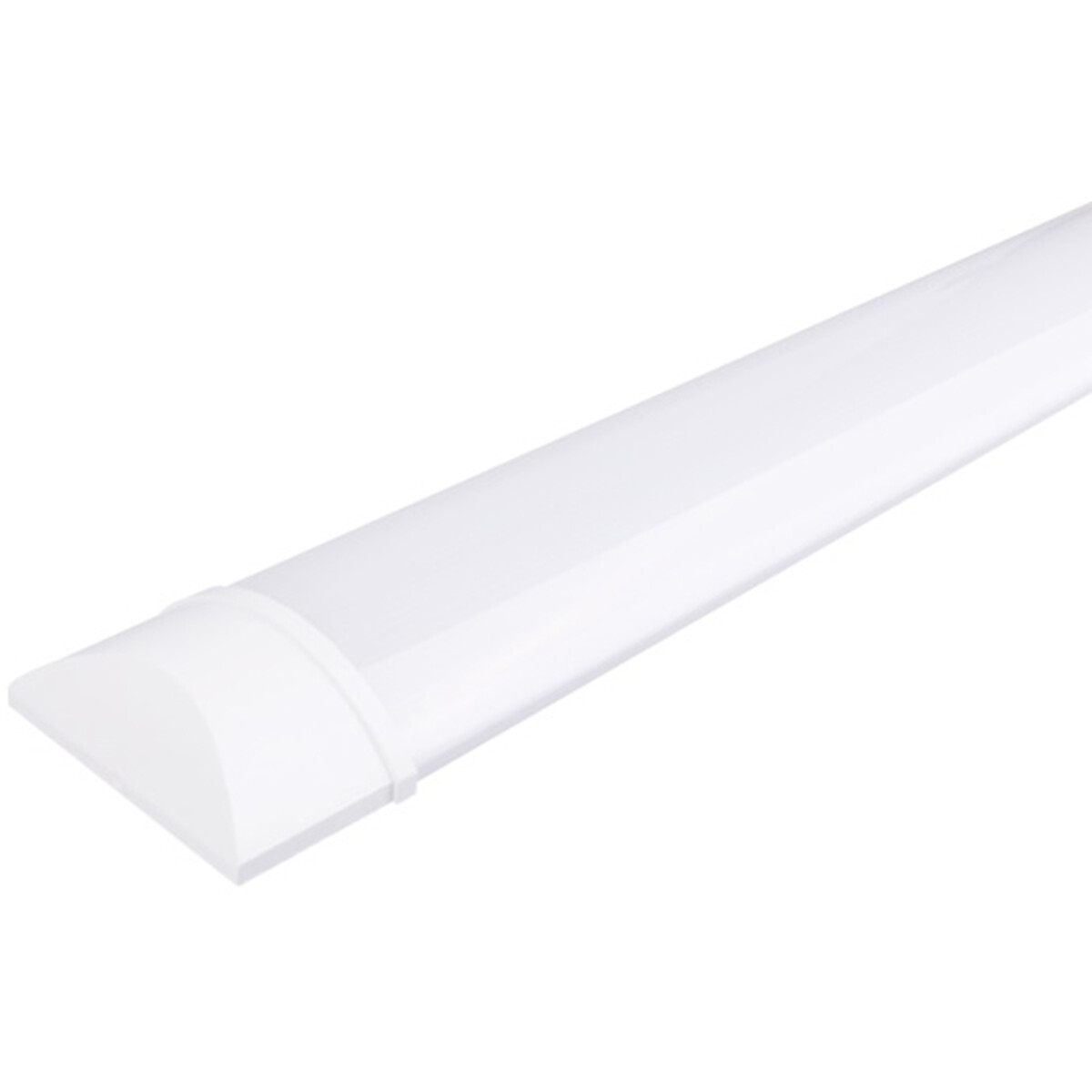 LED Batten - LED Balk - Aigi Tynom - 30W - Natuurlijk Wit 4000K - Mat Wit - Kunststof - 90cm