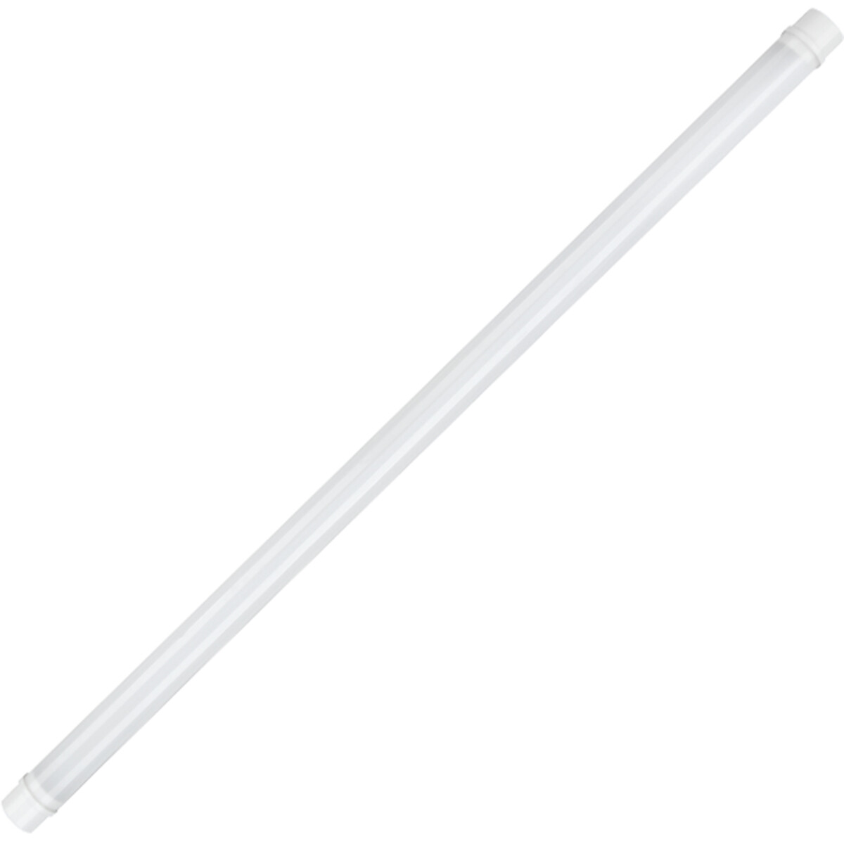 LED Batten - LED Balk - Aigi Tynom - 40W - Waterdicht IP65 - Helder/Koud Wit 6000K - Mat Wit - Kunststof - 120cm