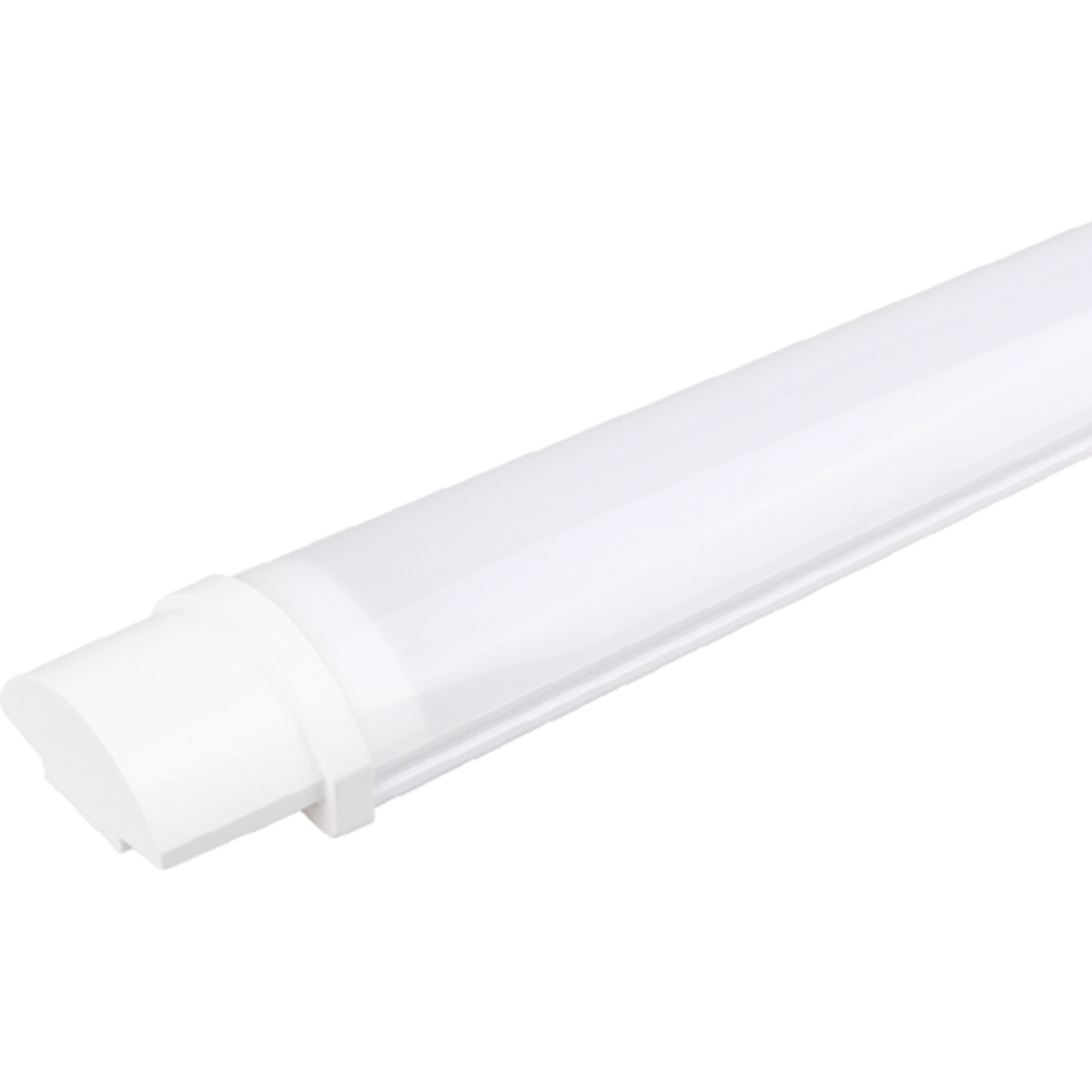 LED Batten - LED Balk - Aigi Tynom - 40W - Waterdicht IP65 - Helder/Koud Wit 6000K - Mat Wit - Kunststof - 120cm