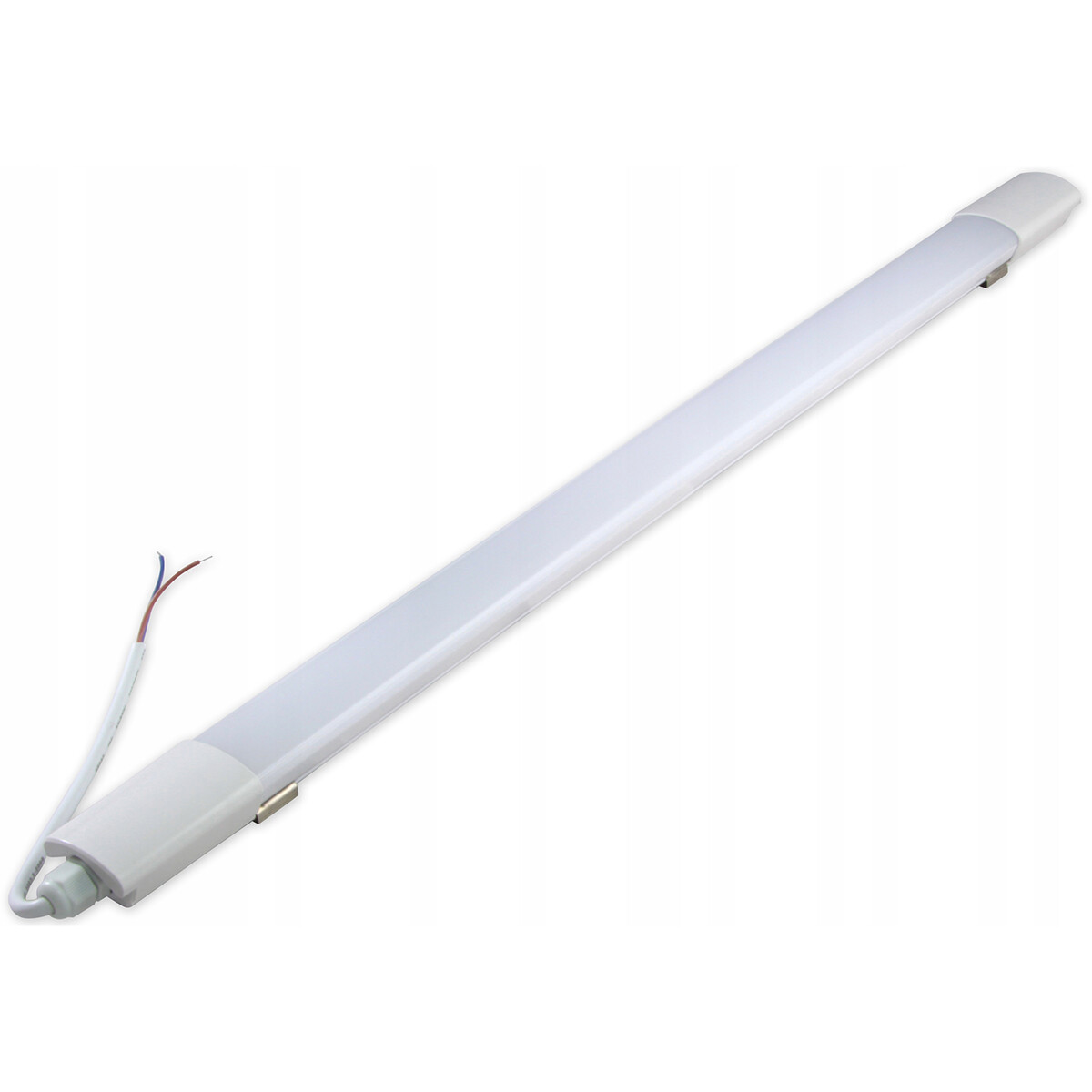 LED TL Armatuur - LED Balk - Prixa Blin - 18W - Waterdicht IP65 - Helder/Koud Wit 6500K - Kunststof - 60cm