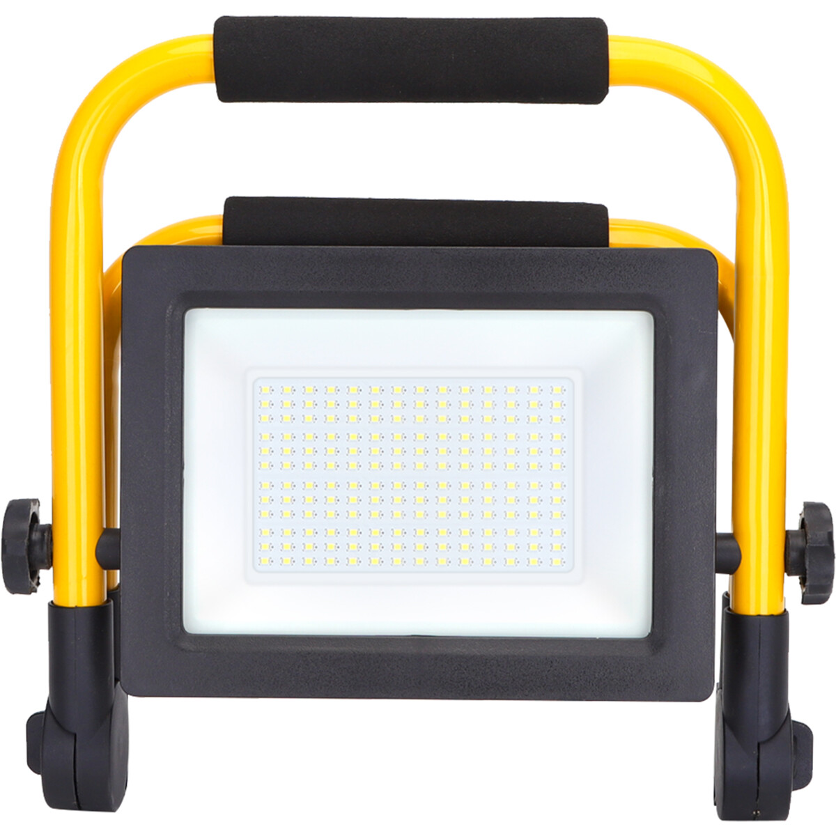 LED Bouwlamp met Stekker + Statief - Aigi Esol - 100 Watt - Helder/Koud Wit 6500K - Waterdicht IP65 - Kantelbaar