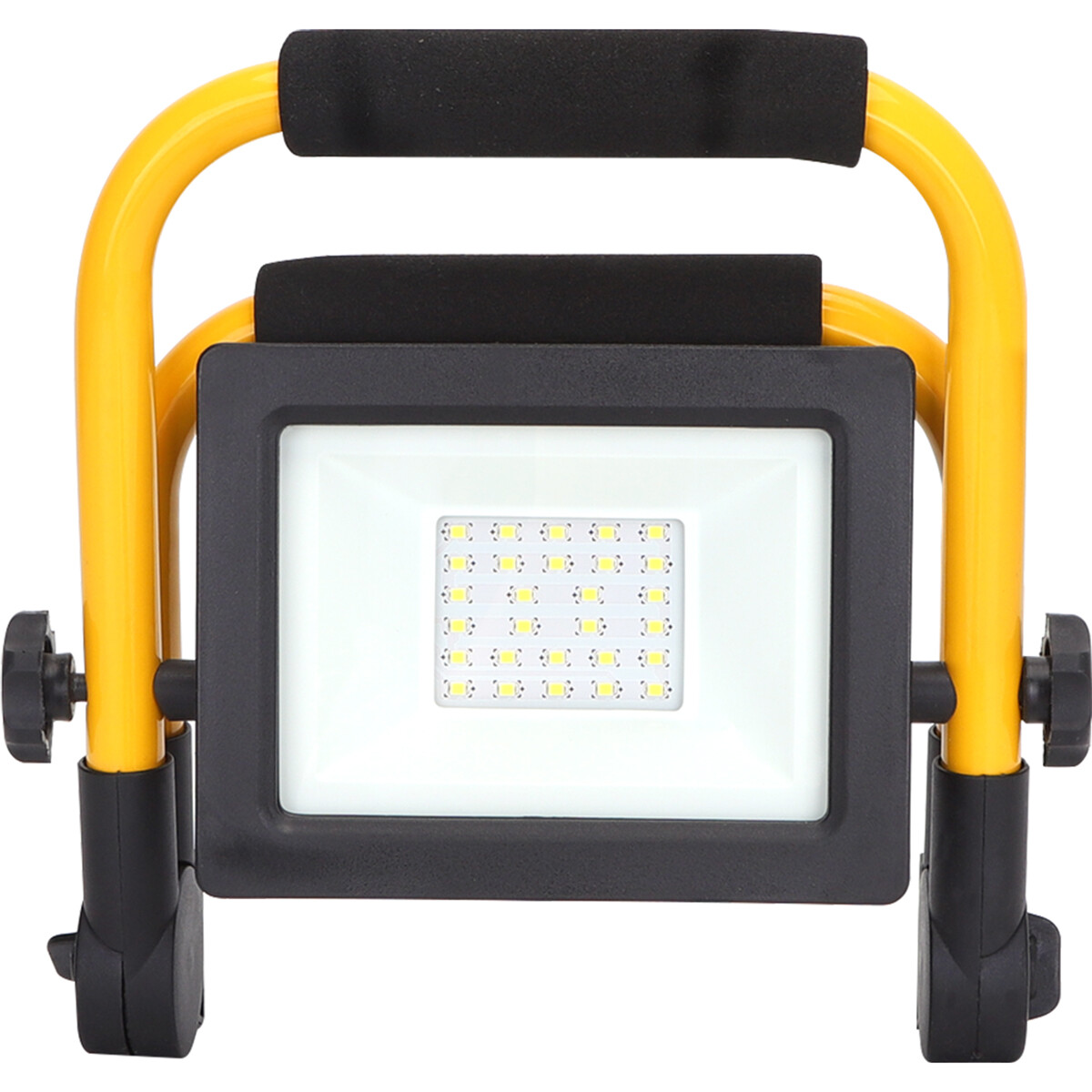 LED Bouwlamp met Stekker + Statief - Aigi Esol - 20 Watt - Helder/Koud Wit 6500K - Waterdicht IP65 - Kantelbaar