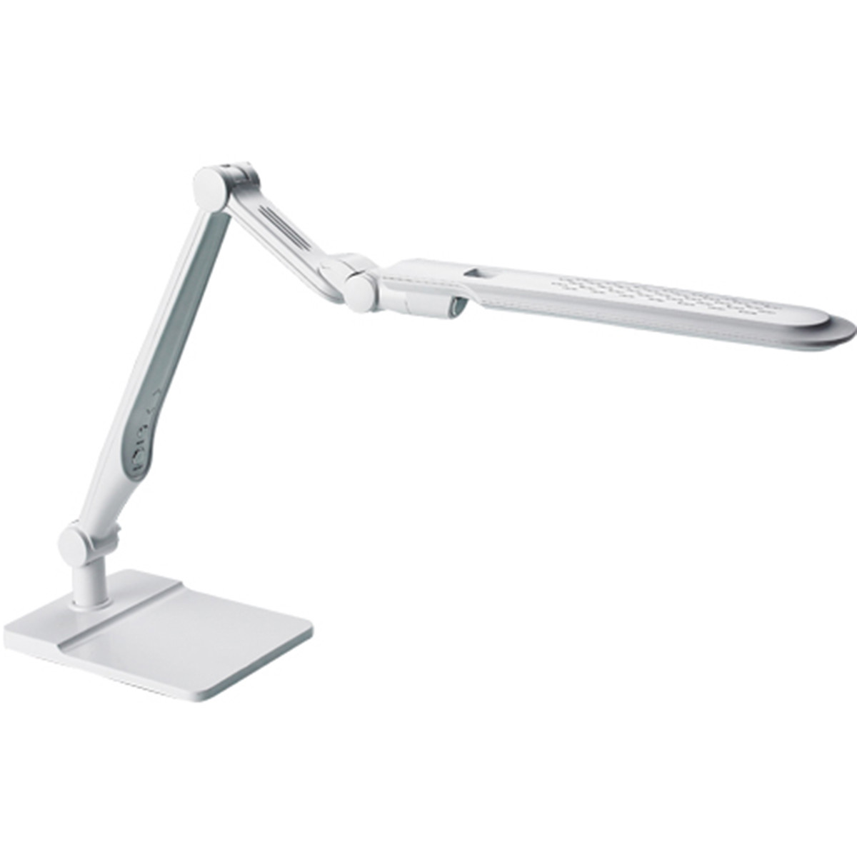 LED Bureaulamp - Aigi Alinox - 10W - Aanpasbare Kleur - Dimbaar - Mat Wit