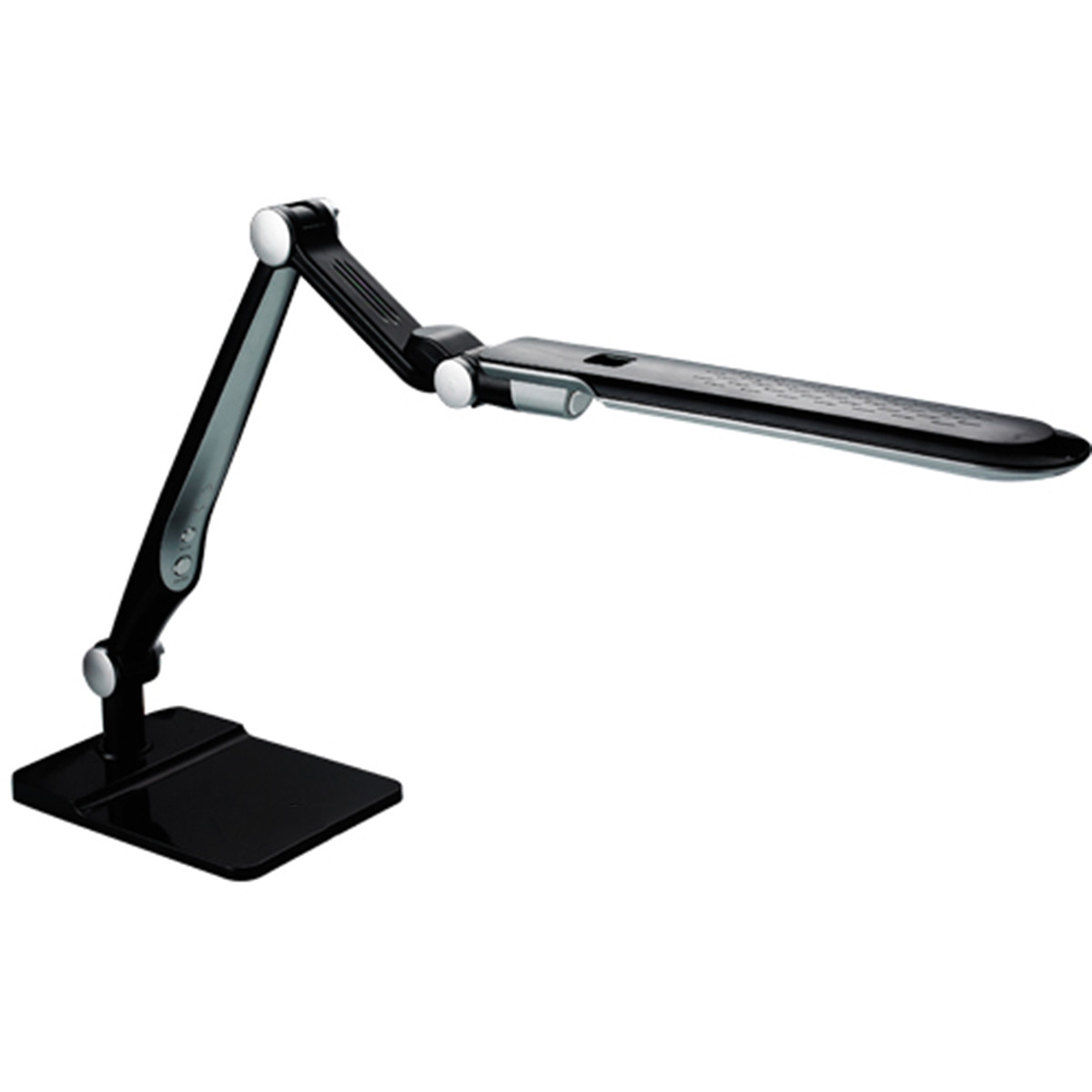 LED Bureaulamp - Aigi Alinox - 10W - Aanpasbare Kleur - Dimbaar - Mat Zwart