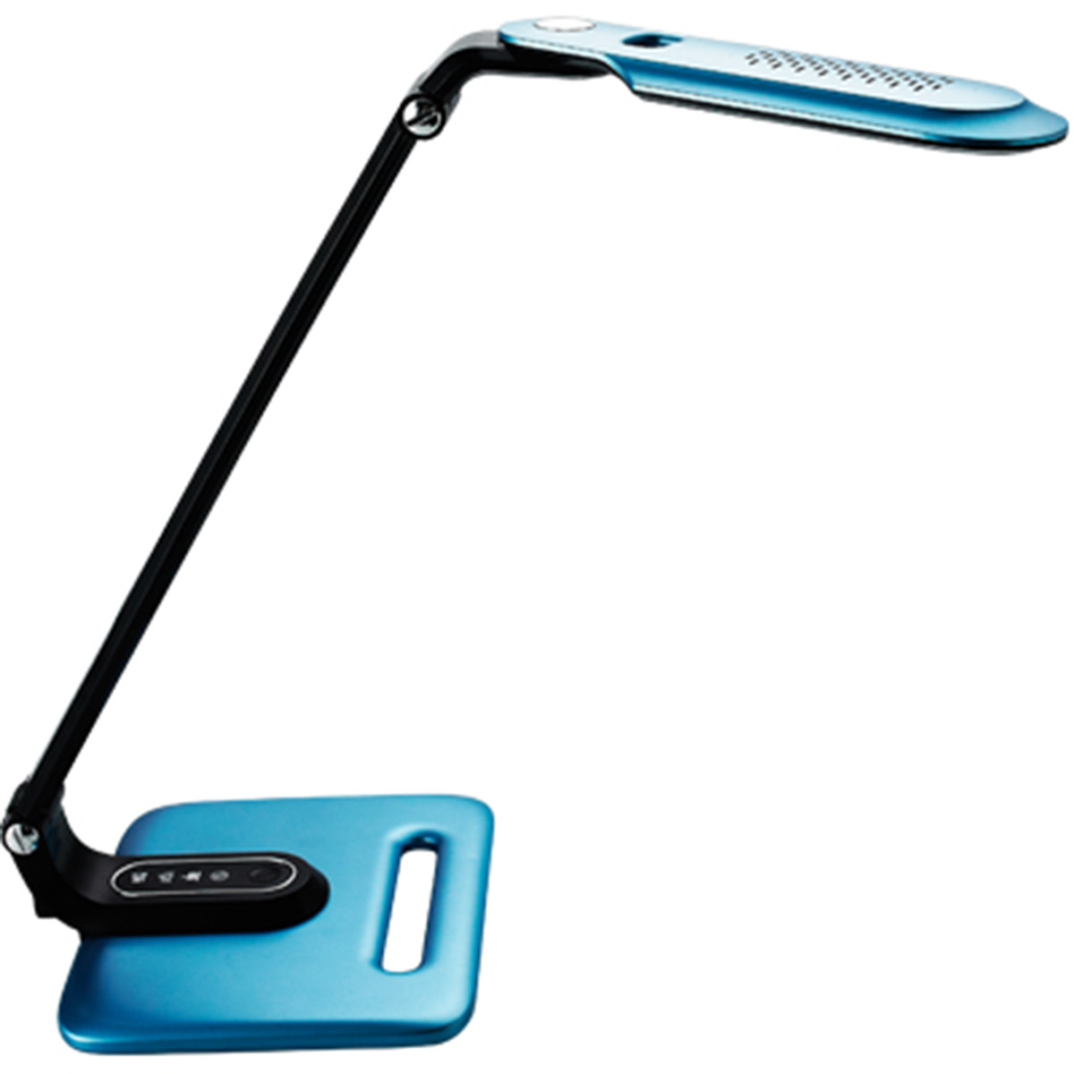 LED Bureaulamp - Aigi Eindy - 8W - Natuurlijk Wit 5000K - Dimbaar - Mat Blauw