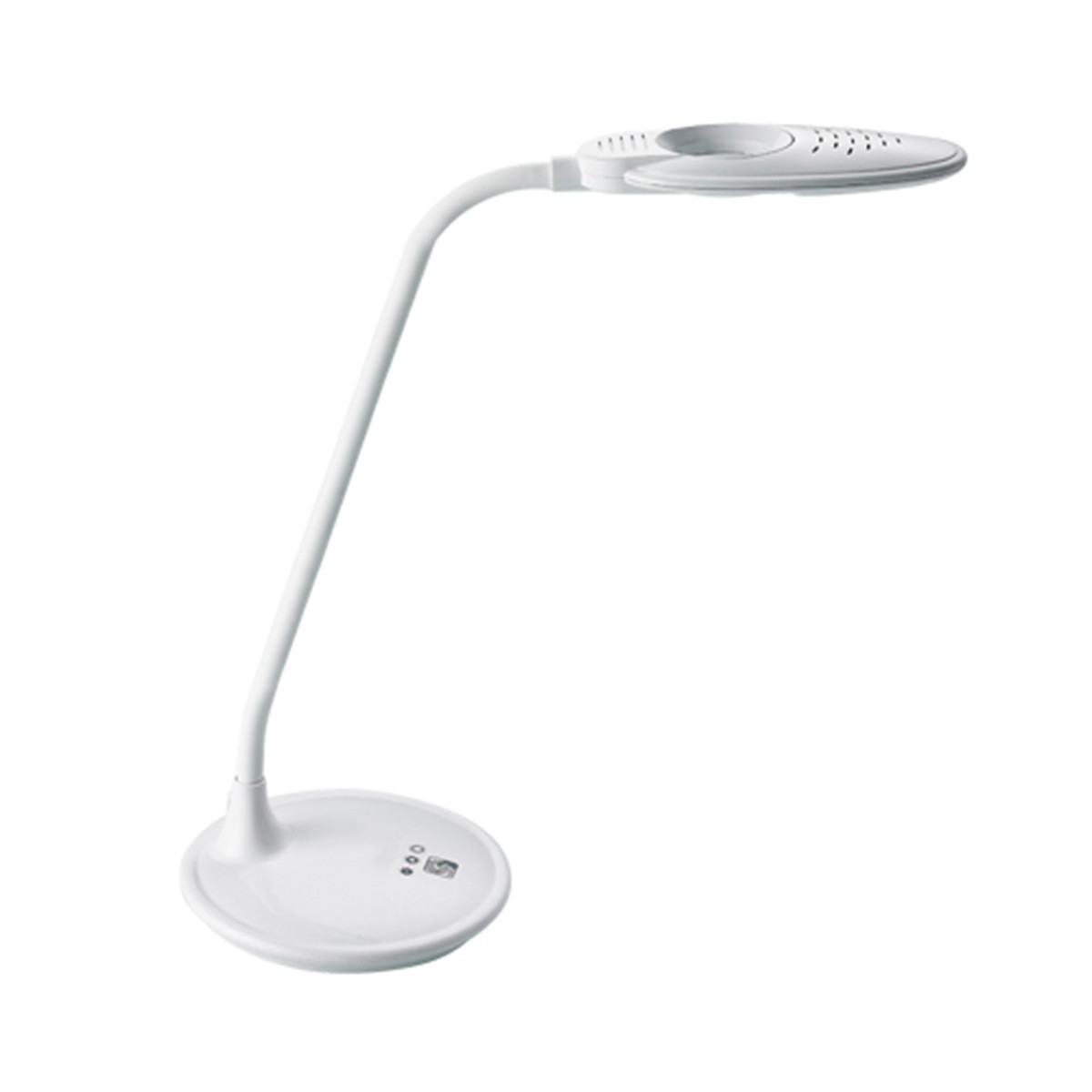 LED Bureaulamp met Vergrootglas - Aigi Magnoty - 5W - Natuurlijk Wit 5000K - Dimbaar - Glans Wit