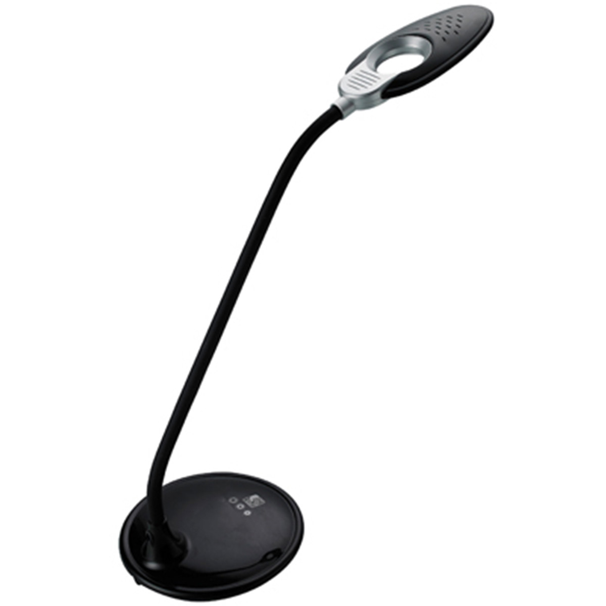 LED Bureaulamp met Vergrootglas - Aigi Magnoty - 5W - Natuurlijk Wit 5000K - Dimbaar - Glans Zwart