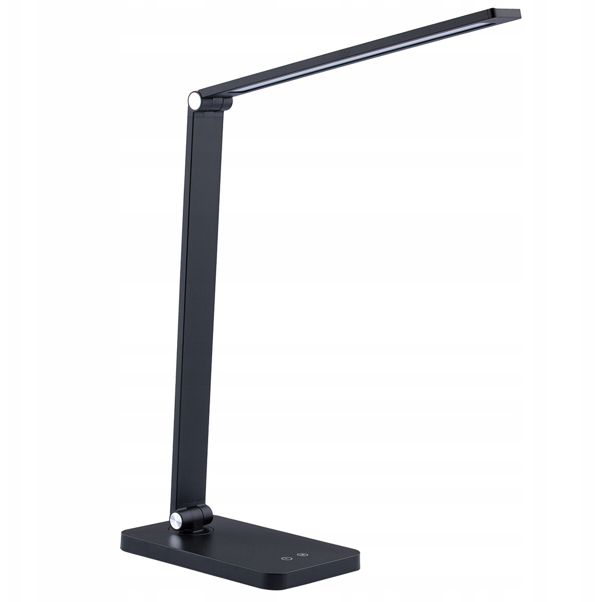 LED Bureaulamp - Prixa Ingry - 7W - Qi Draadloze Oplaadfunctie - USB Opladen - Touch Functie - Aanpasbare Kleur - Dimbaar product afbeelding