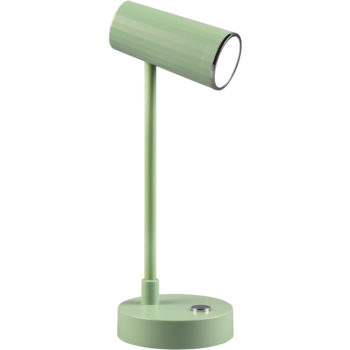 LED Bureaulamp - Trion Lono - 2.5W - Aanpasbare Kleur - Dimbaar - Rond - Mat Groen - Kunststof