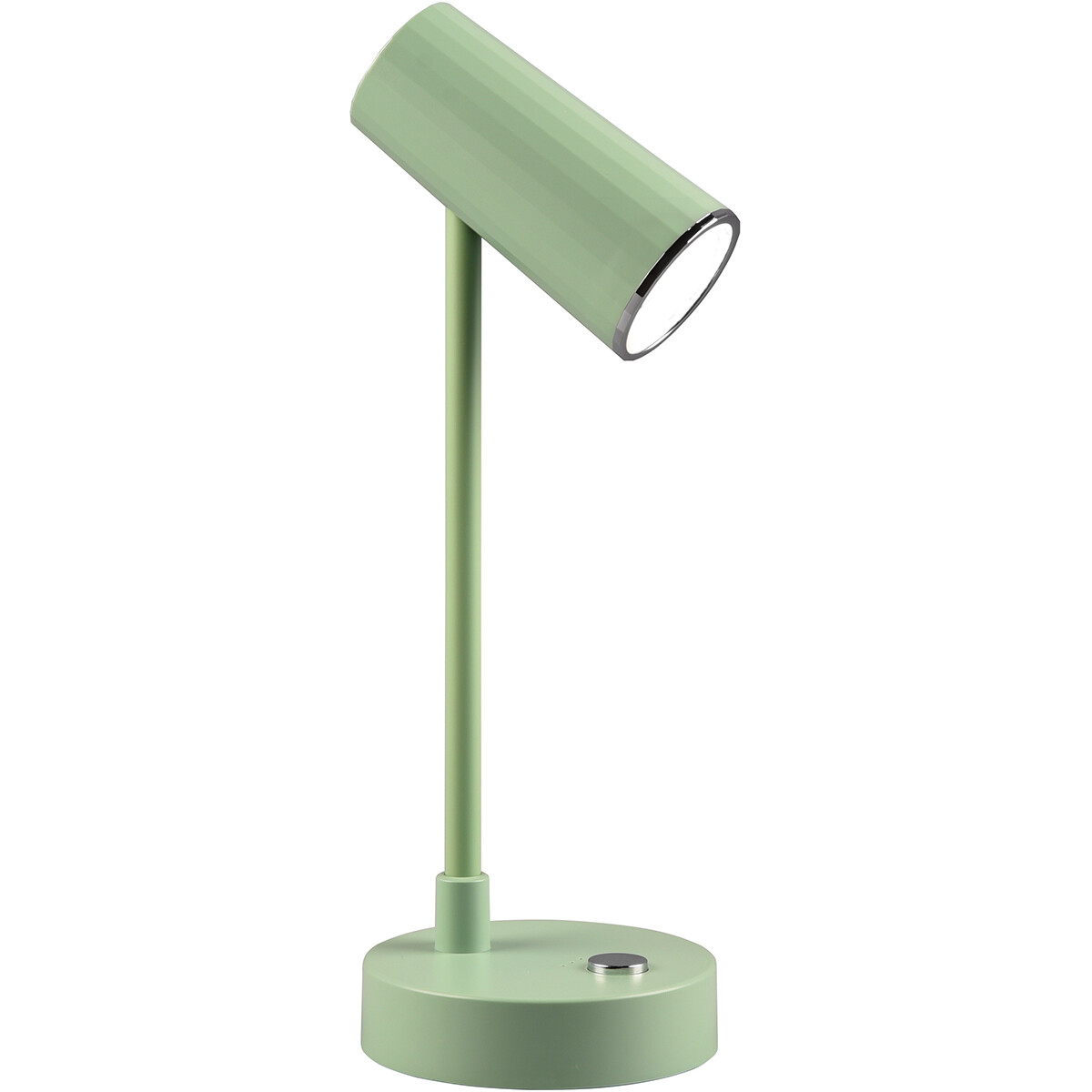 LED Bureaulamp - Trion Lono - 2.5W - Aanpasbare Kleur - Dimbaar - Rond - Mat Groen - Kunststof