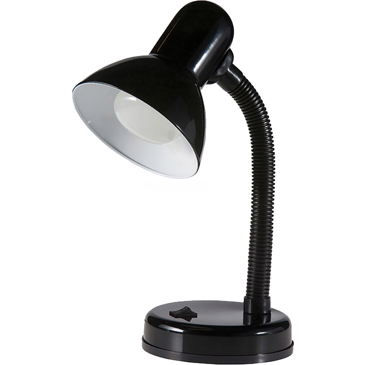 LED Bureaulamp - Velvin Brin - E27 Fitting - Aan/Uit Schakelaar - Flexibele Arm - Zwart product afbeelding