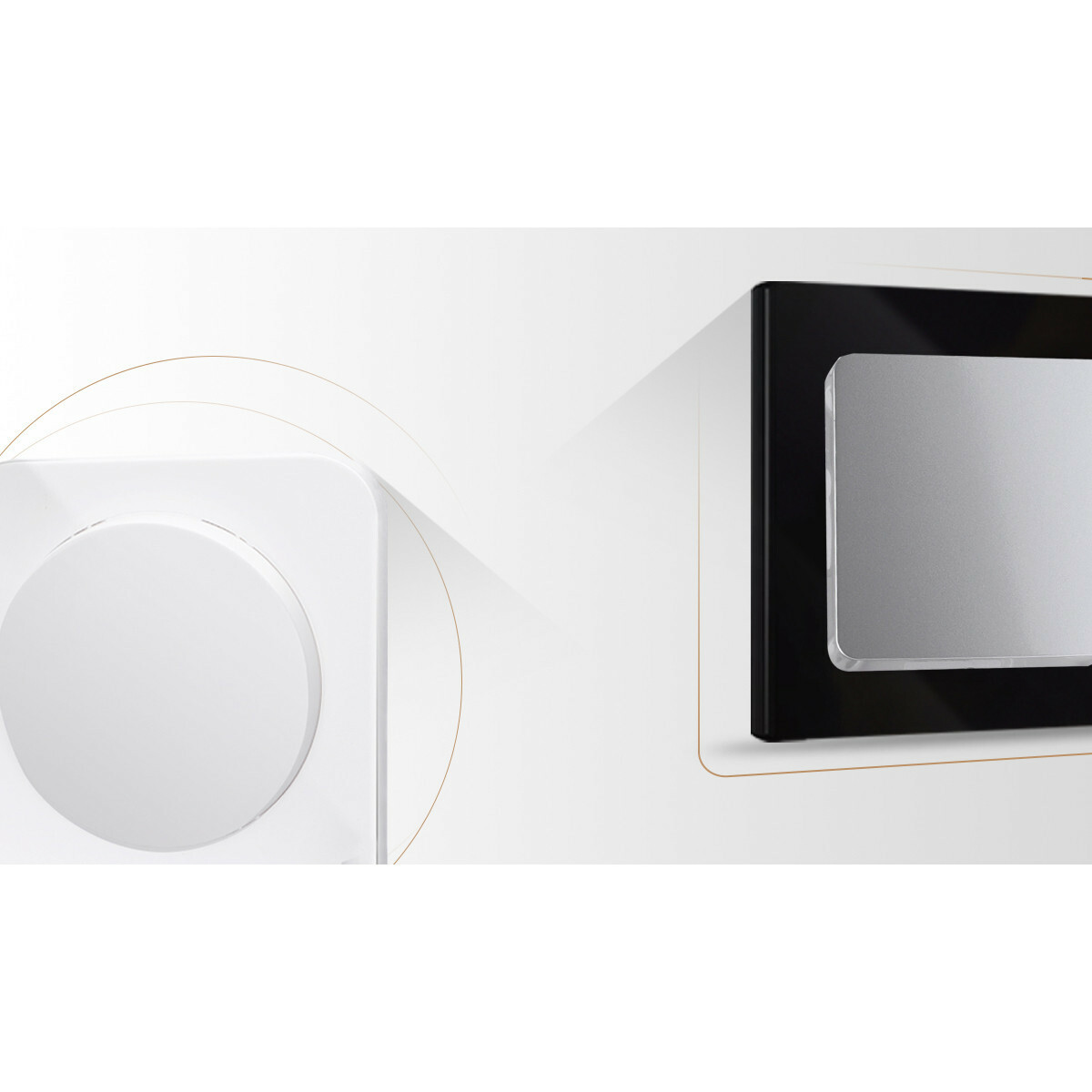 LED Dimmer - Aigi Jura - Inbouw - Rond - Kunststof - Enkel Knop - 3-100W - Wit