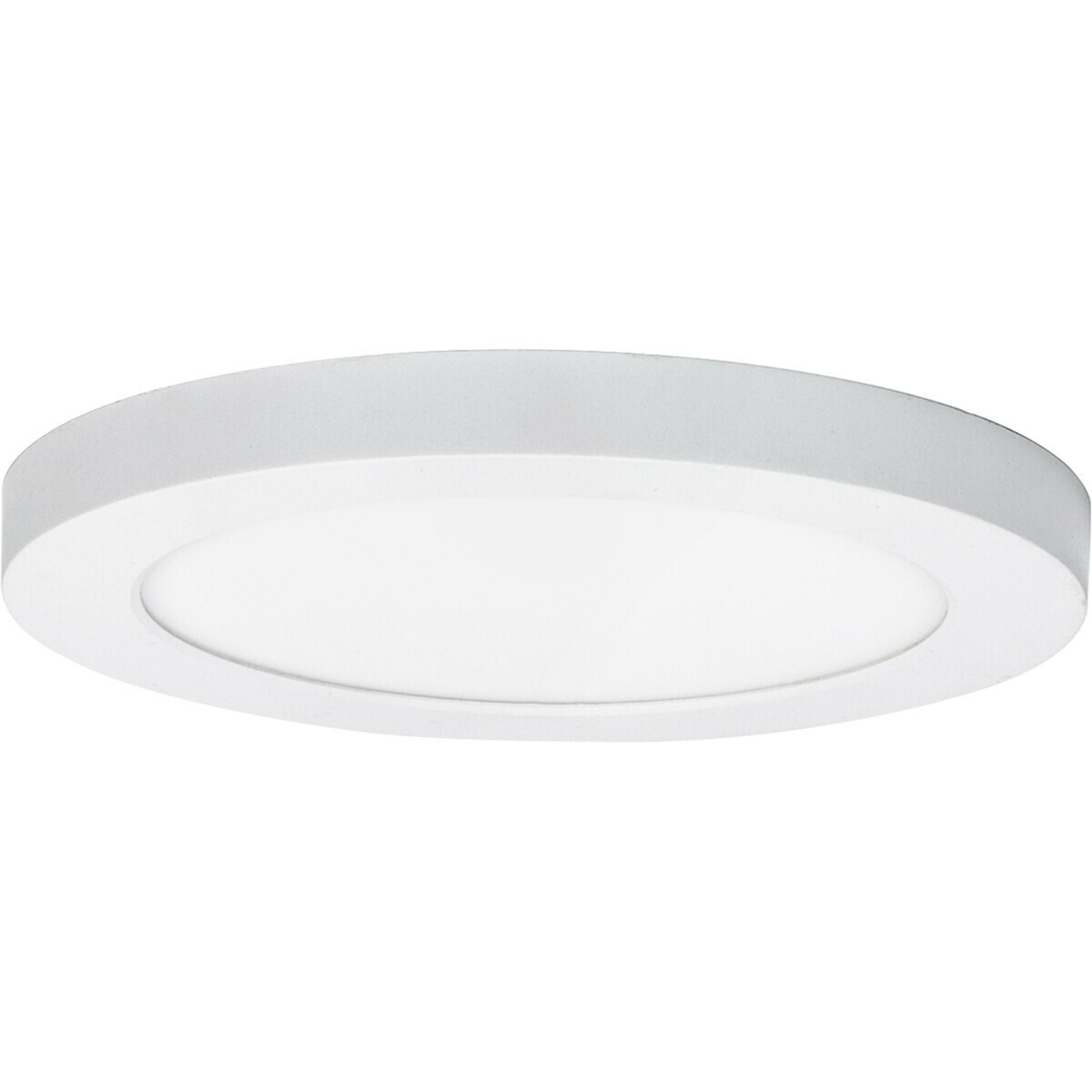 LED Downlight Pro - Aigi Foka - Inbouw/Opbouw - Rond - 12W - Helder/Koud Wit 6000K - Mat Wit - Kunststof