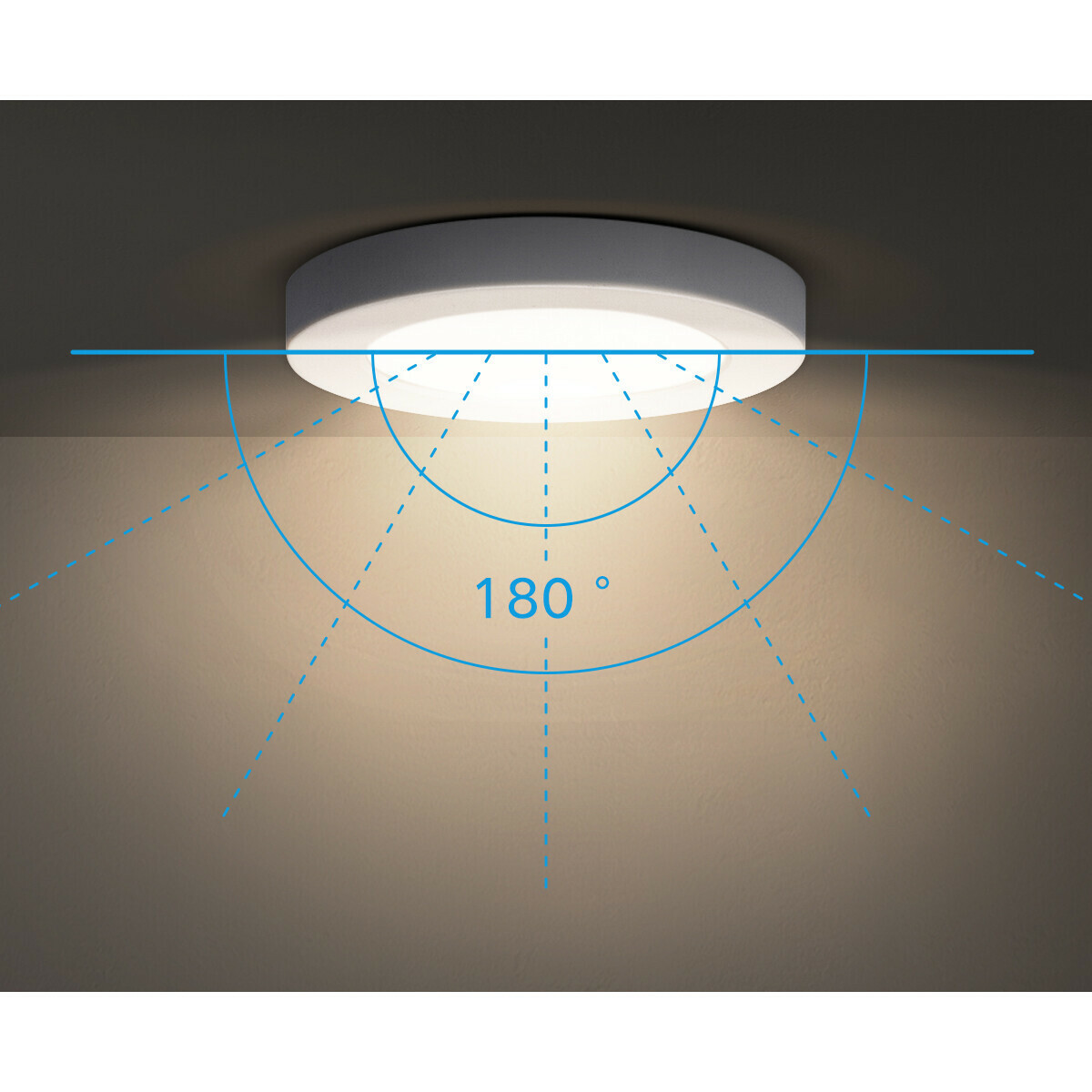 LED Downlight Pro - Aigi Foka - Inbouw/Opbouw - Rond - 12W - Helder/Koud Wit 6000K - Mat Wit - Kunststof