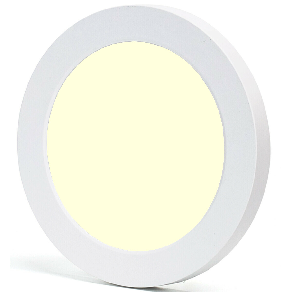 LED Downlight Pro - Aigi Foka - Inbouw/Opbouw - Rond - 12W - Warm Wit 3000K - Mat Wit - Kunststof product afbeelding