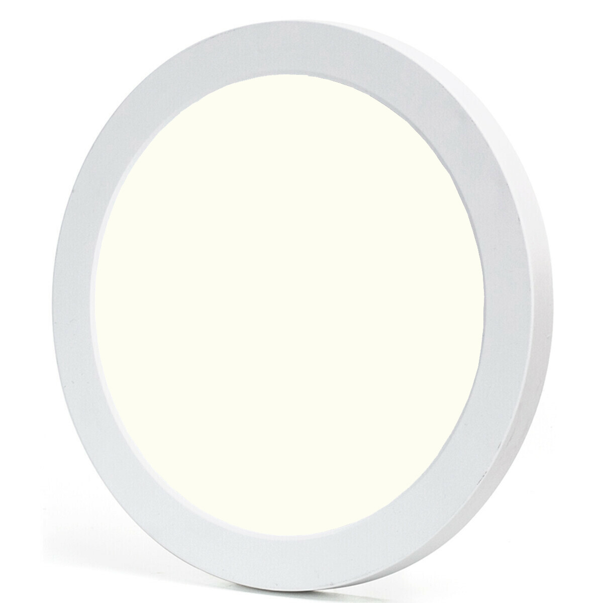 LED Downlight Pro - Aigi Foka - Inbouw/Opbouw - Rond - 18W - Natuurlijk Wit 4000K - Mat Wit - Kunststof product afbeelding