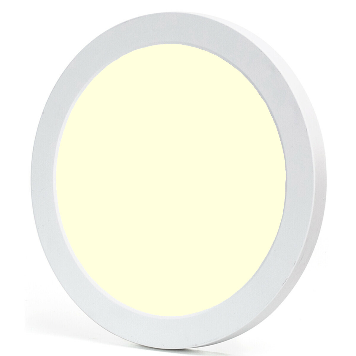 LED Downlight Pro - Aigi Foka - Inbouw/Opbouw - Rond - 18W - Warm Wit 3000K - Mat Wit - Kunststof product afbeelding