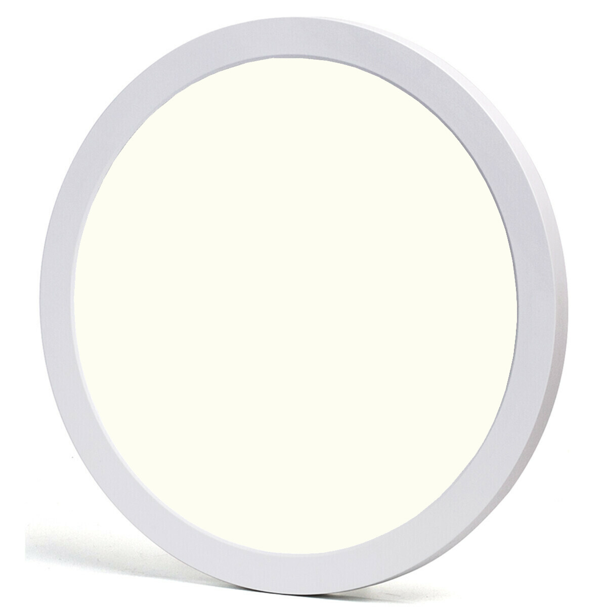 LED Downlight Pro - Aigi Foka - Inbouw/Opbouw - Rond - 24W - Natuurlijk Wit 4000K - Mat Wit - Kunststof product afbeelding