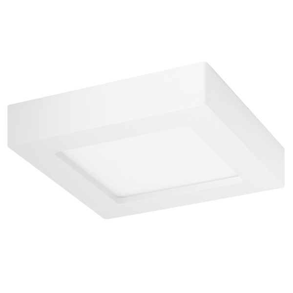 LED Downlight Pro - Aigi - Opbouw Vierkant 12W - Helder/Koud Wit 6000K - Mat Wit - 172mm