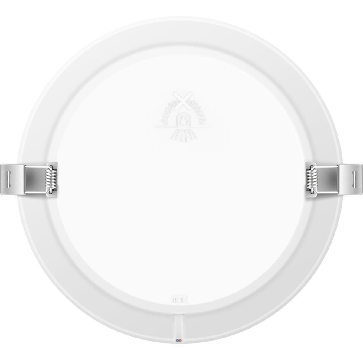 LED Downlight Pro - Aigi Trinko - Inbouw Rond 20W - Helder/Koud Wit 6500K - Mat Wit - Kunststof - Ø222mm