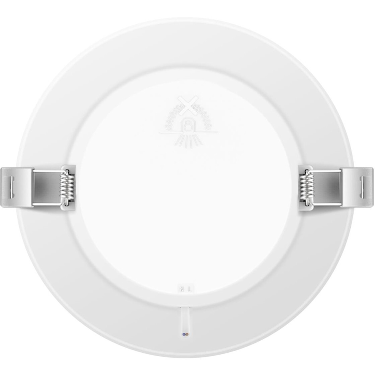 LED Downlight Pro - Aigi Trinko - Inbouw Rond 6W - Helder/Koud Wit 6500K - Mat Wit - Kunststof - Ø118mm