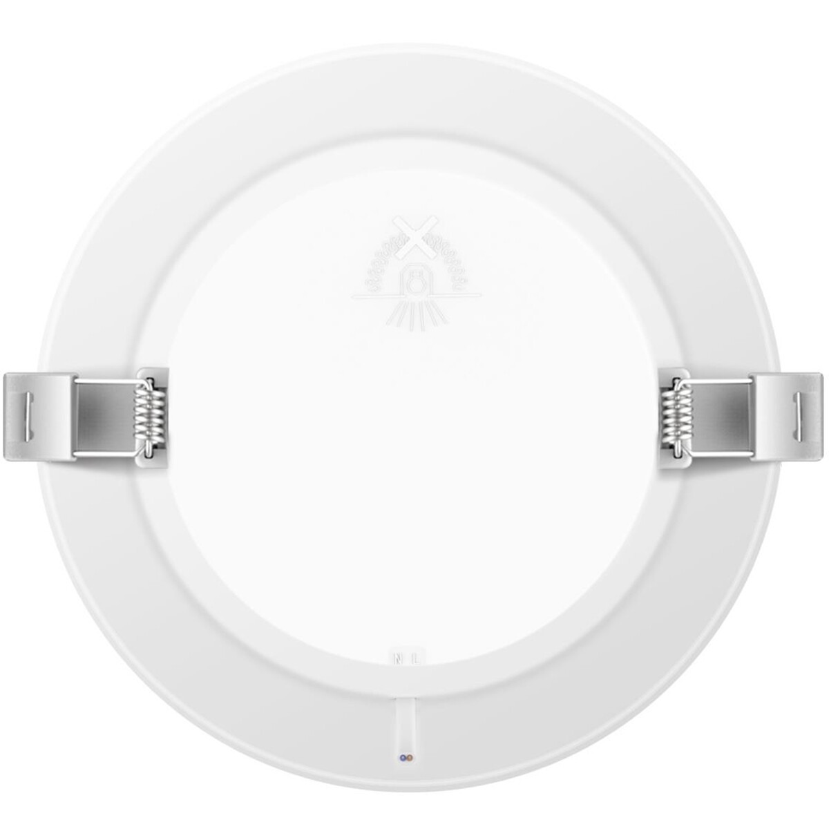 LED Downlight Pro - Aigi Trinko - Inbouw Rond 9W - Helder/Koud Wit 6500K - Mat Wit - Kunststof - Ø145mm