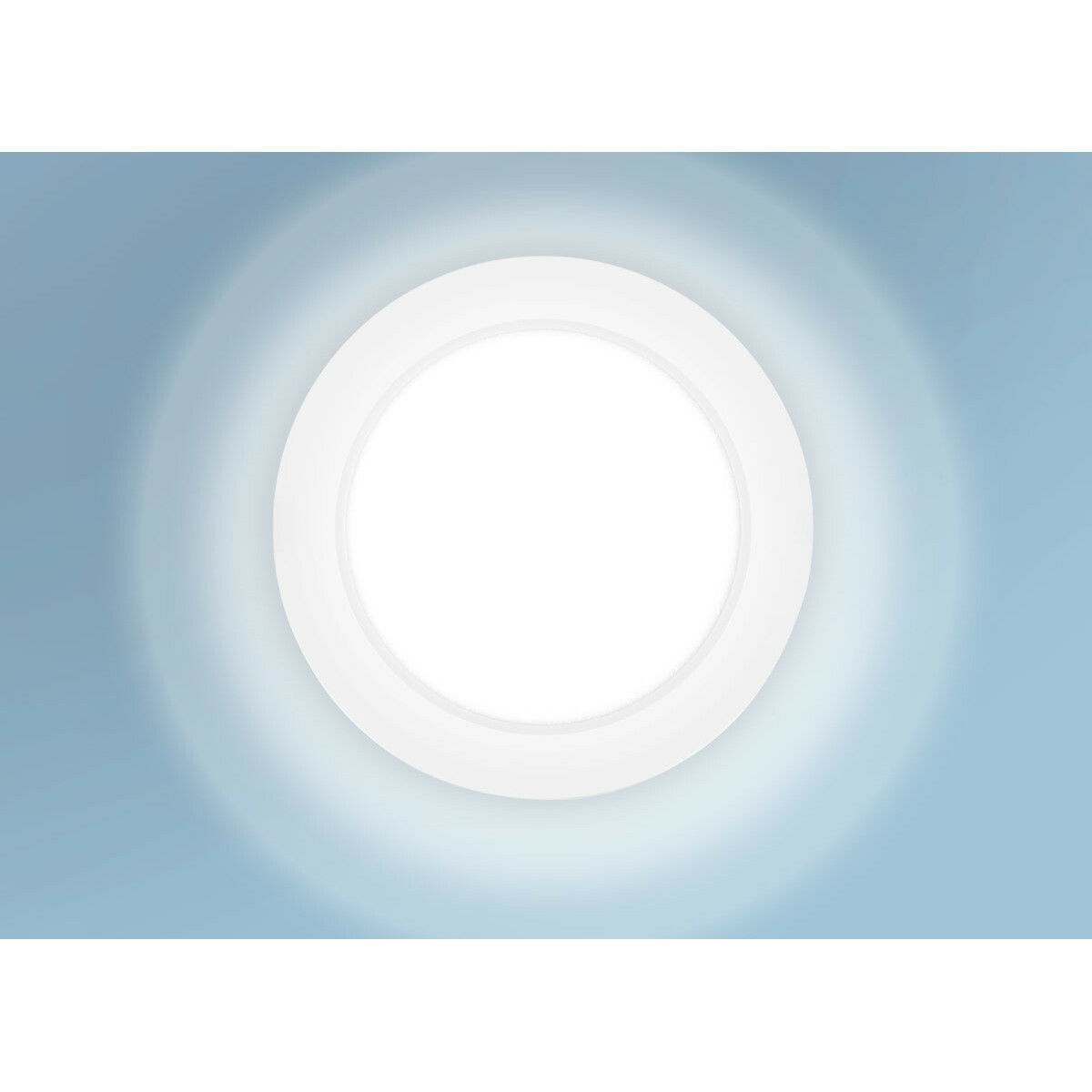 LED Downlight Pro - Aigi Trinko - Opbouw Rond 12W - Helder/Koud Wit 6500K - Mat Wit - Kunststof