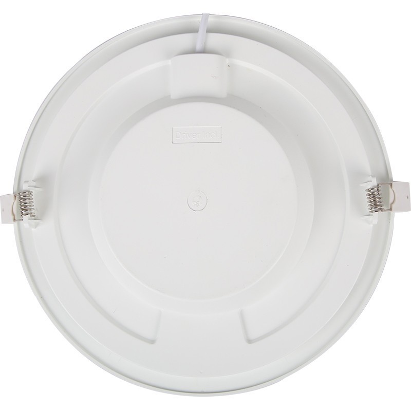 LED Downlight Slim 6 Pack - Aigi - PIR Bewegingssensor 360° - Inbouw Rond 12W - Helder/Koud Wit 6000K - Mat Wit - Ø170mm