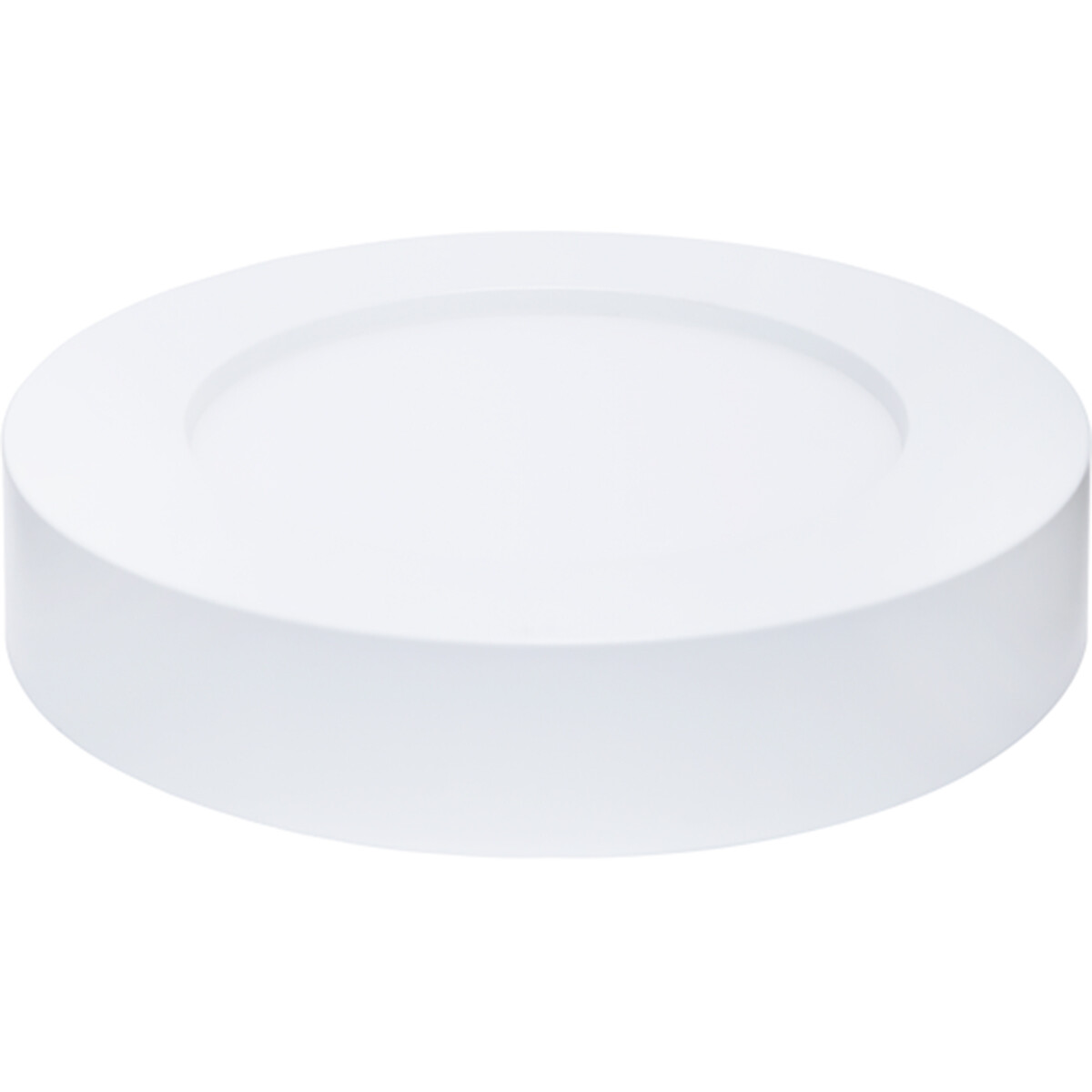 LED Downlight Slim Pro - Aigi Strilo - Opbouw Rond 6W - Helder/Koud Wit 6000K - Mat Wit - Kunststof